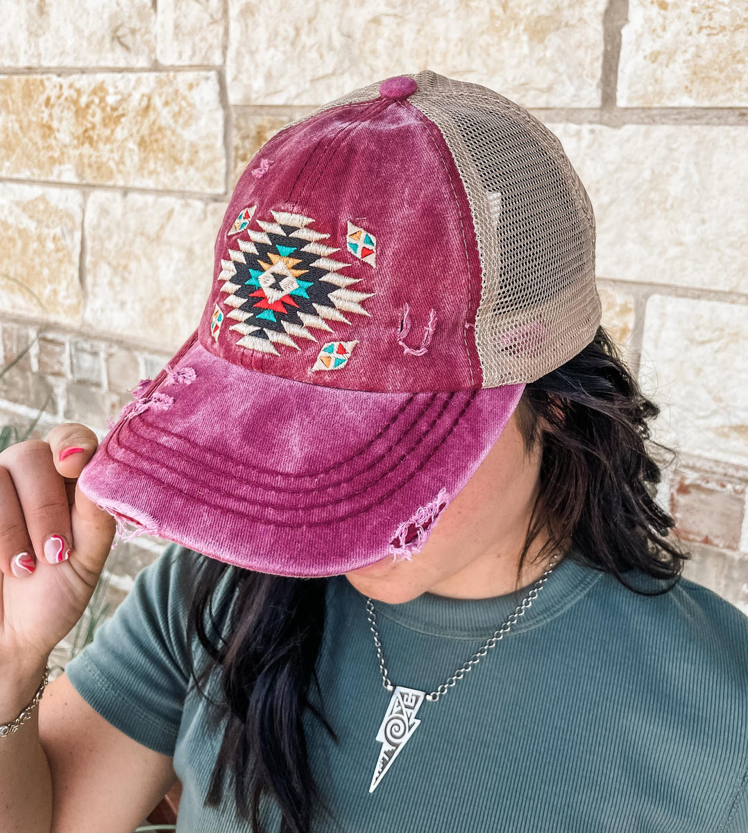 Aztecin Hat by Diamond Bills